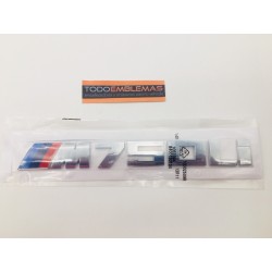Emblema Trasero Letras BMW M750Li Cromadas