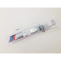 Emblema Trasero Letras BMW M760d Cromadas