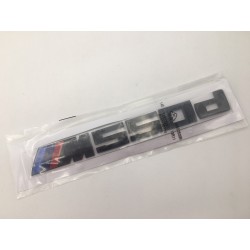 Emblema Trasero Letras BMW M550d Negras