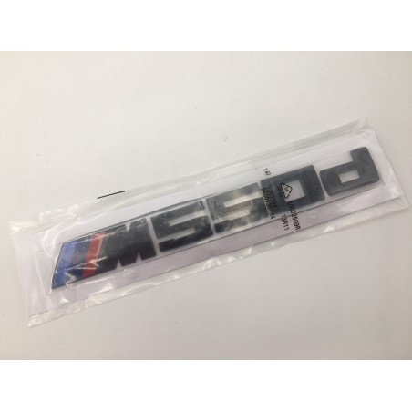 Emblema Trasero Letras BMW M550d Negras