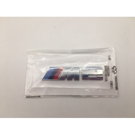 Emblema Trasero BMW M2 Cromado 9cm