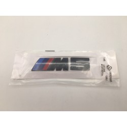 Emblema Trasero BMW M5 Negro 12cm