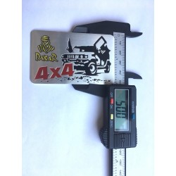 Placa Emblema DAKAR 4x4 8x5cm
