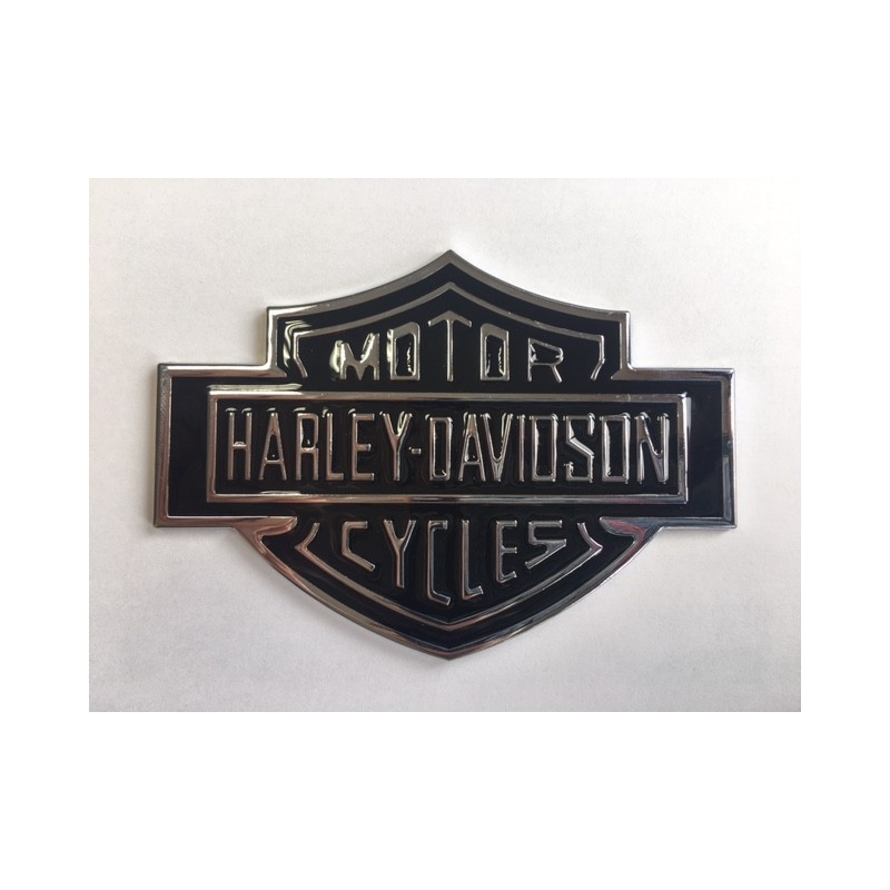 Placa Emblema HARLEY DAVIDSON Plata 57x45mm