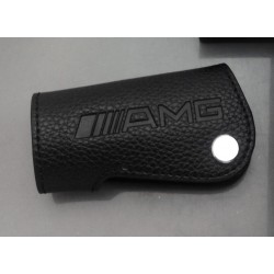 LLAVERO Mercedes AMG Funda Cuero Negro