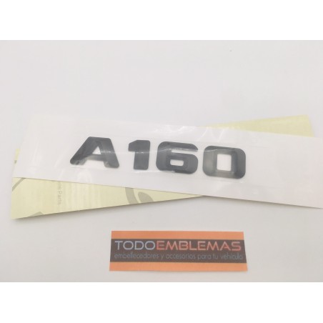 EMBLEMA LETRAS MERCEDES BENZ CLASE A A160 CROMADAS