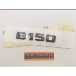 EMBLEMA LETRAS MERCEDES BENZ CLASE B B150 NEGRAS