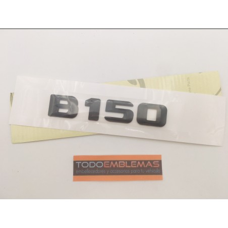 EMBLEMA LETRAS MERCEDES BENZ CLASE B B150 NEGRAS