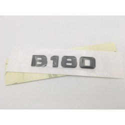 EMBLEMA LETRAS MERCEDES BENZ CLASE B B180 NEGRAS