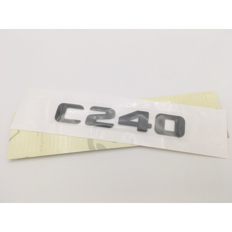 EMBLEMA LETRAS MERCEDES BENZ CLASE C C240 NEGRAS