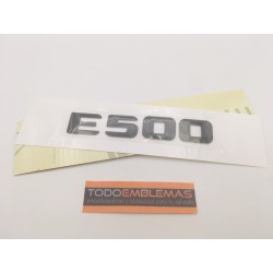 EMBLEMA LETRAS MERCEDES BENZ CLASE E E500 NEGRAS