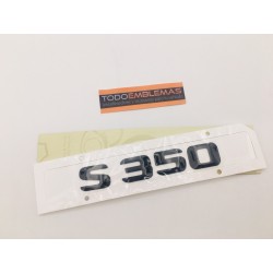 EMBLEMA LETRAS MERCEDES BENZ CLASE S S350 CROMADO
