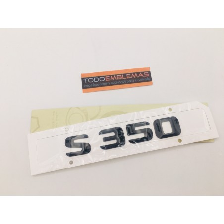 EMBLEMA LETRAS MERCEDES BENZ CLASE S S350 CROMADO