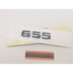 EMBLEMA LETRAS MERCEDES BENZ CLASE G G55 NEGRAS