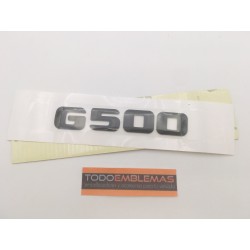 EMBLEMA LETRAS MERCEDES BENZ CLASE G G500 NEGRAS