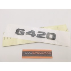EMBLEMA LETRAS MERCEDES BENZ CLASE G G420 NEGRAS