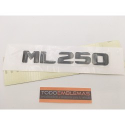 EMBLEMA LETRAS MERCEDES BENZ CLASE ML ML250 NEGRAS