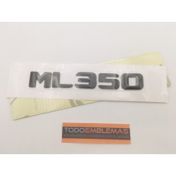 EMBLEMA LETRAS MERCEDES BENZ CLASE ML ML350 NEGRAS