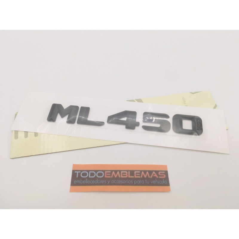 EMBLEMA LETRAS MERCEDES CLASE ML ML450 NEGRAS