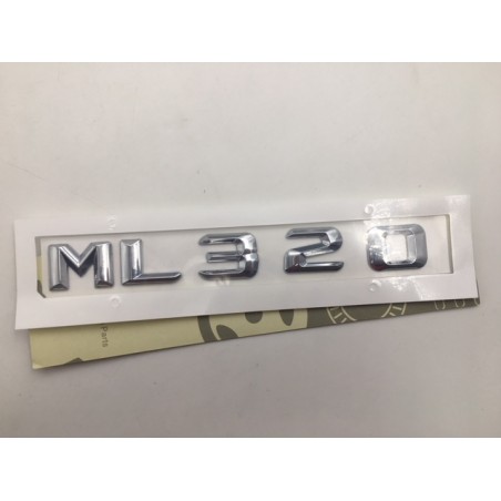 EMBLEMA LETRAS MERCEDES BENZ CLASE ML ML320 CROMADAS
