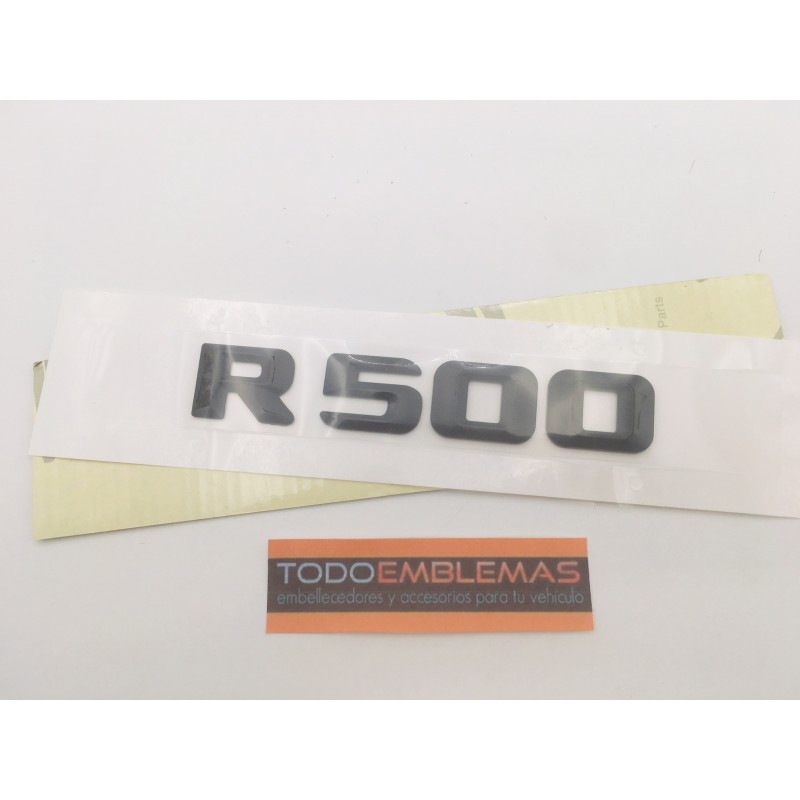 EMBLEMA LETRAS MERCEDES BENZ CLASE R R500 NEGRAS