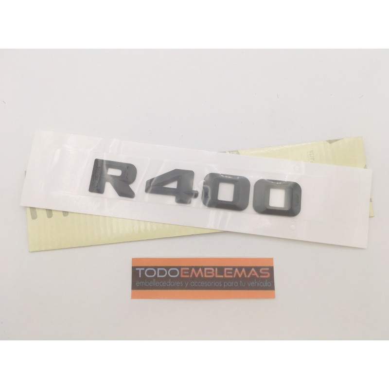 EMBLEMA LETRAS MERCEDES BENZ CLASE R R500 NEGRAS