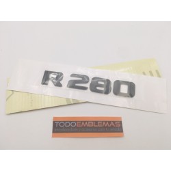EMBLEMA LETRAS MERCEDES BENZ CLASE R R280 NEGRAS