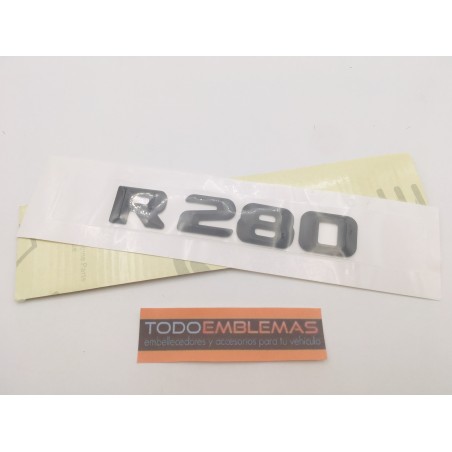 EMBLEMA LETRAS MERCEDES BENZ CLASE R R280 NEGRAS