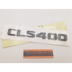 EMBLEMA LETRAS MERCEDES BENZ CLASE CLS CLS400 NEGRAS