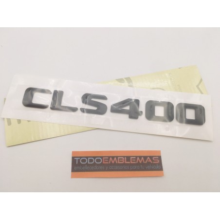 EMBLEMA LETRAS MERCEDES BENZ CLASE CLS CLS400 NEGRAS