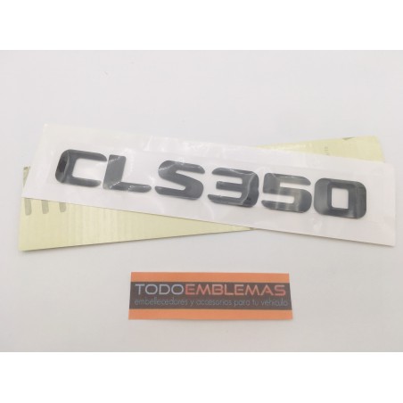 EMBLEMA LETRAS MERCEDES BENZ CLASE CLS CLS350 NEGRAS