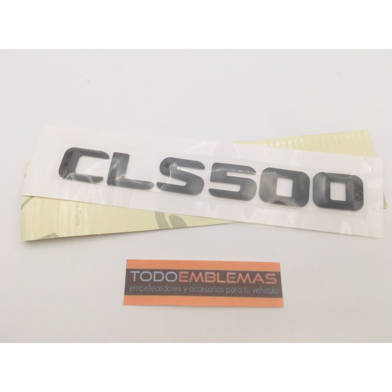 EMBLEMA LETRAS MERCEDES BENZ CLASE CLS CLS500 NEGRAS