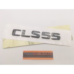 EMBLEMA LETRAS MERCEDES BENZ CLASE CLS CLS55 NEGRAS
