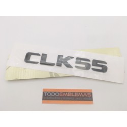EMBLEMA LETRAS MERCEDES BENZ CLASE CLSK CLK55 NEGRAS