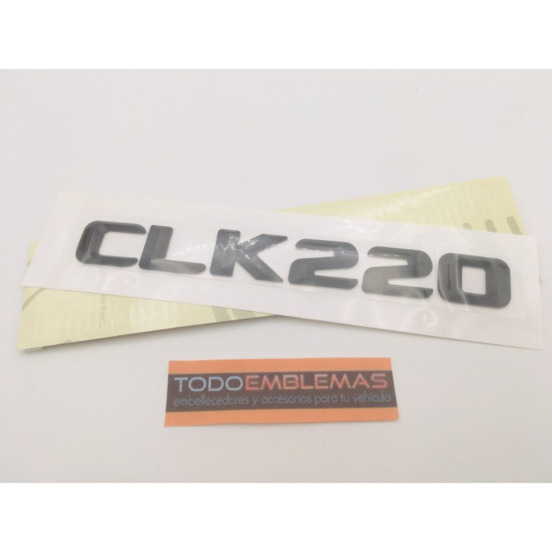 EMBLEMA LETRAS MERCEDES BENZ CLASE CLK CLK220 NEGRAS