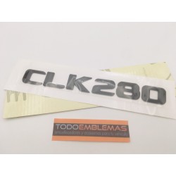 EMBLEMA LETRAS MERCEDES BENZ CLASE CLK CLK280 NEGRAS
