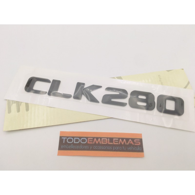 EMBLEMA LETRAS MERCEDES BENZ CLASE CLK CLK280 NEGRAS
