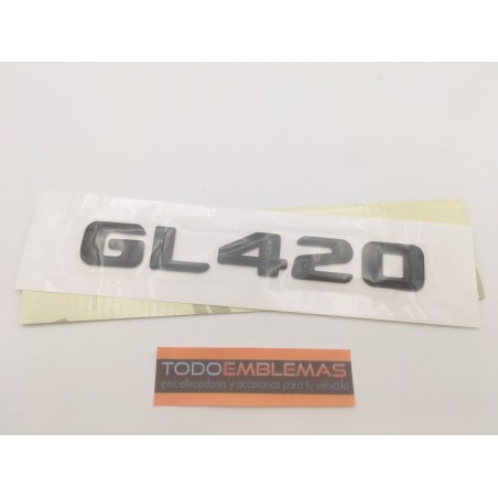 EMBLEMA LETRAS MERCEDES BENZ CLASE GL GL420 NEGRAS