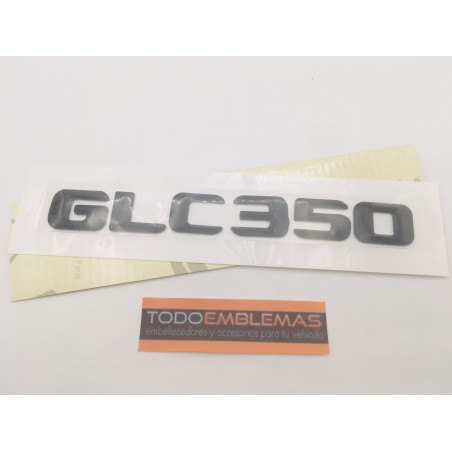 EMBLEMA LETRAS MERCEDES BENZ CLASE GLC GL350 NEGRAS