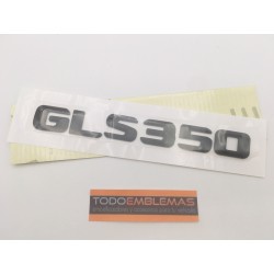NUEVO EMBLEMA LETRAS MERCEDES BENZ CLASE GLS GLS350 NEGRAS
