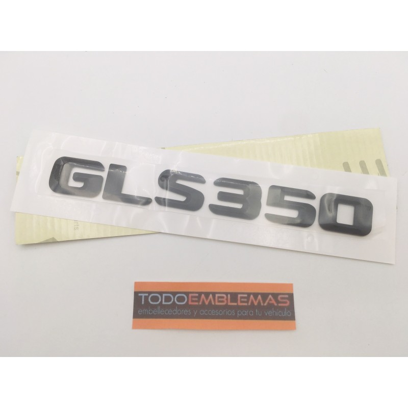 NUEVO EMBLEMA LETRAS MERCEDES BENZ CLASE GLS GLS350 NEGRAS