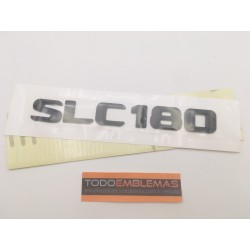 EMBLEMA LETRAS MERCEDES BENZ CLASE SLC SLC180 NEGRO