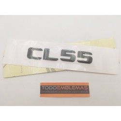 EMBLEMA LETRAS MERCEDES BENZ CLASE CL CL55 NEGRAS