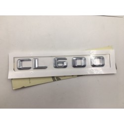 EMBLEMA LETRAS MERCEDES BENZ CLASE CL CL600 CROMADAS
