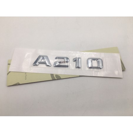 EMBLEMA LETRAS MERCEDES BENZ CLASE A A210 CROMADAS