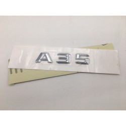 EMBLEMA LETRAS MERCEDES BENZ CLASE A A35 CROMADAS