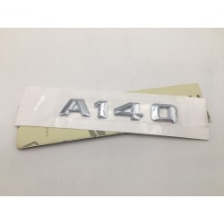 EMBLEMA LETRAS MERCEDES BENZ CLASE A A140 CROMADAS