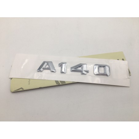 EMBLEMA LETRAS MERCEDES BENZ CLASE A A140 CROMADAS
