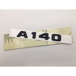 EMBLEMA LETRAS MERCEDES BENZ CLASE A A140 NEGRAS