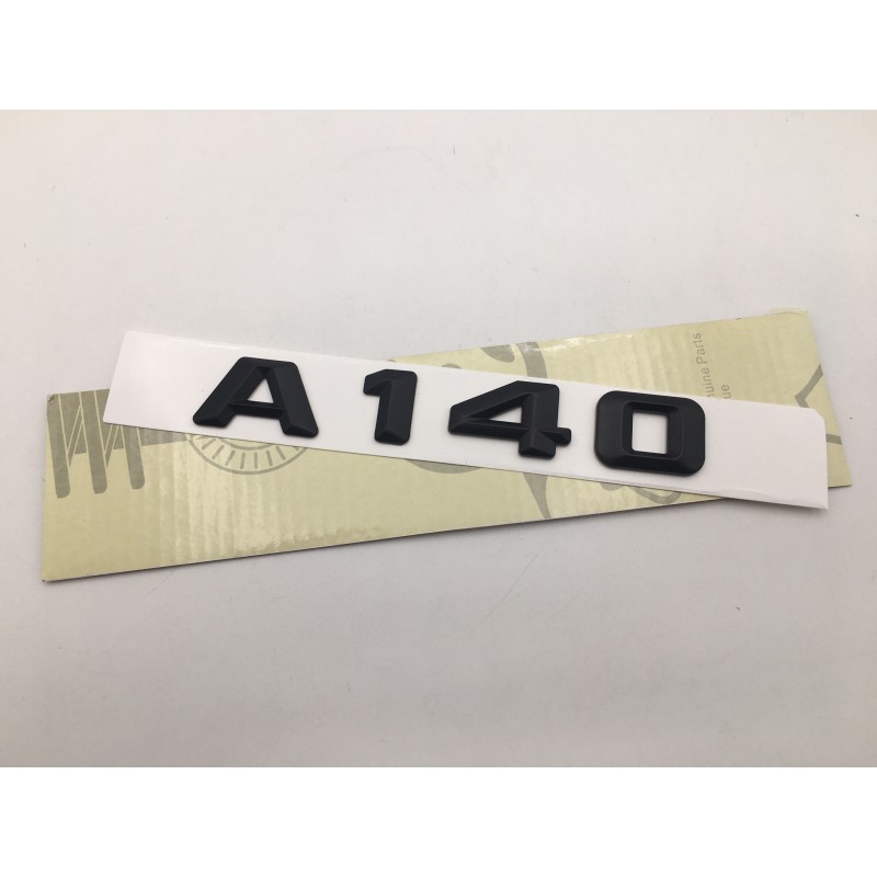 EMBLEMA LETRAS MERCEDES BENZ CLASE A A140 NEGRAS